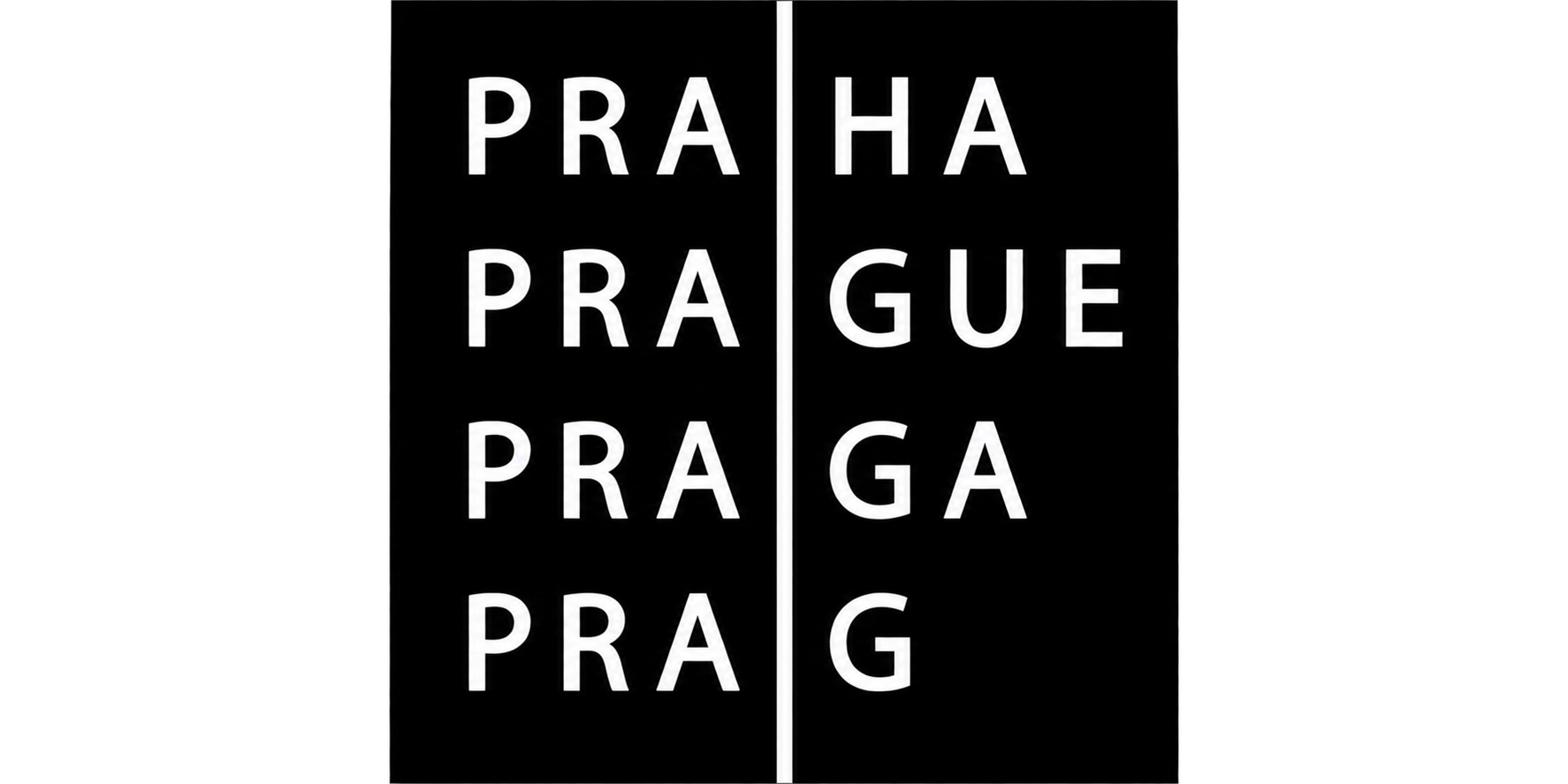 Praha logo blackwhite